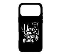 I Love You Beary Much Cute Valentine's Day Bear Case for iPhone 17 Pro Max