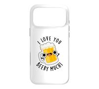 I Love You Beery Much Funny Beer Pun Case for iPhone 17 Pro Max
