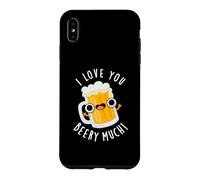 I Love You Beery Much Funny Beer Pun Case for iPhone XS Max