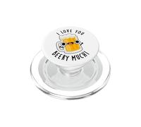 I Love You Beery Much Funny Beer Pun PopSockets PopGrip for MagSafe