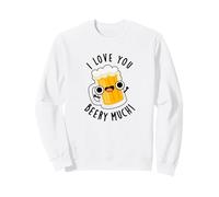 I Love You Beery Much Funny Beer Pun Sweatshirt
