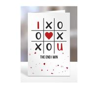 I love you card, The End I Win, gifts for husband, wife, boyfriend, girlfriend, mum and dad, friend, couple, presents for him, her, A5-198_158
