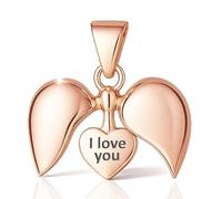 I Love You Charm for Pandora Bracelet - Rose Gold Plated Sterling Silver
