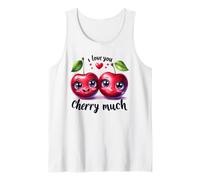 I Love You Cherry Much Cute Cherries Tank Top