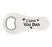 'I Love You Dad with Hearts' Bottle Opener Fridge Magnet (BO00089063)