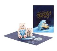 I Love You Daddy Polar Bear 3D Pop Up Father's Day Card