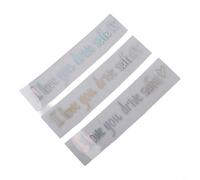 I Love You Drive Safe Message Sticker for Car Rear Glass or Dashboard Area with Eye Catching Visual Layout (gradient color)