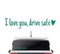 I Love You Drive Safe Mirror Sticker | Car Stickers and Decals | Waterproof Letters Emblem Labels for Truck Window Bumper Windshield Vehicles Exterior Decor