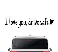 I Love You Drive Safe Sticker Wing Mirror, Drive Safe I Love You Sticker, Rearview Mirror Decal, for Drivers, Water Bottle, Laptop Accessories Gift