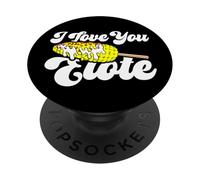I love You Elote Corn on the Cob Funny Mexican Food PopSockets Adhesive PopGrip