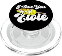 I love You Elote Corn on the Cob Funny Mexican Food PopSockets PopGrip for MagSafe
