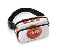 I Love You from My Head Tomatoes Printed Fanny Pack Fanny Packs for Women Men,Crossbody Bag Large Chest Bag with Adjustable Strap for Outdoors Workout Traveling Casual Running, I Love You from My Head