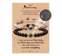 I Love You Gift To My Man Boyfriend Girlfriend Soulmate My Love Husband Wife Fiance Anniversary Birthday Christmas Gifts for Her Him, 7.5 inches, Agate stone, no