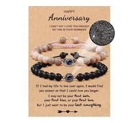 I Love You Gift To My Man Boyfriend Girlfriend Soulmate My Love Husband Wife Fiance Anniversary Birthday Christmas Gifts for Her Him, 7.5 inches, Agate stone, no