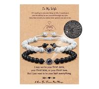 I Love You Gift To My Man Boyfriend Girlfriend Soulmate My Love Husband Wife Fiance Anniversary Birthday Christmas Gifts for Her Him, 7.5 inches, Stone Agate stone, no