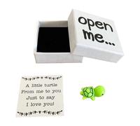 I Love You Gifts for Him Her,Frog in Open Me Gift Box,Frog Keepsake,Pocket Hug Emotional Support Gifts,Long Distance Relationship Gifts,Handmade Frog Resin Toy,for Valentine's Day For Him Her