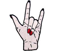 I Love You Hand Symbol Patch Embroidered Badge Iron On Sew On Emblem