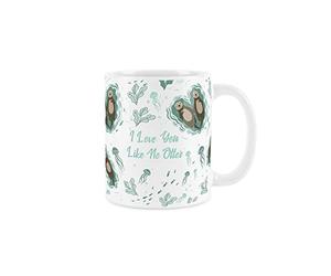 I Love You Like No Otter Anniversary Love Mug - White Coffee/Tea Present Romantic Gift