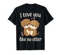 I Love You Like No Otter Cute Animal Pun T-Shirt