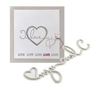 I Love You Metal Die Cuts, Cutting Dies for Card Making