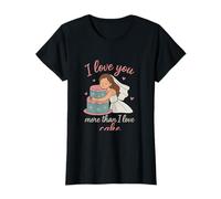 I Love You More Than Cake Bridal Wedding Bachelorette Humor T-Shirt