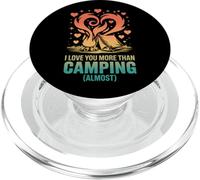 I Love You More Than Camping - Almost Retro PopSockets PopGrip for MagSafe