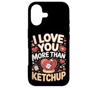 I Love You More Than Ketchup Condiment Case for iPhone 17
