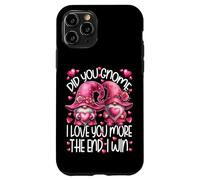 I Love You More The End I Win Pink Gnome Valentines Couple Case for iPhone 11 Pro