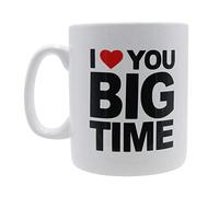 I Love You Mug Extra Large Coffee Mugs, oversized 28 ounces Giant Size Cup for Big drinks with Handle, Tall Novelty Gift Coffee Lovers XL Coffee Cups