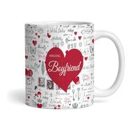 I Love You Multiple Languages Romantic Gift for Boyfriend Personalised Mug | Romantic Gift for Him for Her | Valentine's, Boyfriend Gifts, Husband Gifts, Wife Gifts, Girlfriend Gifts, Mug