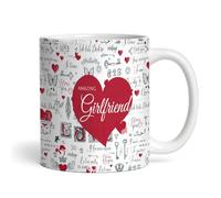 I Love You Multiple Languages Romantic Gift For Girlfriend Personalised Mug |Personalised Mug For Her | Coffee Mug | Tea Mug | Personalised Mug | Christmas| Birthday Present | Custom Romantic Gift
