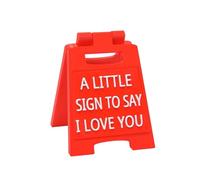 I Love You Sign,Funny Cute Desk Reminders Decorations Sign Hearts Romantic Present Love Language Ornaments Meaningful Signs,Unusual Novelty Open Ideas Props,for Valentines Boyfriend Girlfriend Gifts