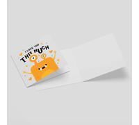 I Love You This Much Square Greetings Card (14.8cm x 14.8cm)