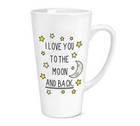 I Love You to The Moon and Back 17oz Large Latte Mug Cup