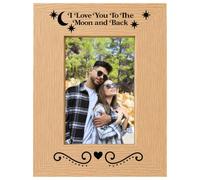 I Love You To The Moon and Back 6x4 Photo Frame Romantic Keepsake Gift