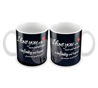 I Love You To The Moon And Back Again Novelty Mug