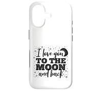 I Love You to the Moon and Back Weathered Font Case for iPhone 17