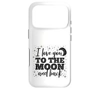 I Love You to the Moon and Back Weathered Font Case for iPhone 17 Pro