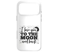 I Love You to the Moon and Back Weathered Font Case for iPhone 17 Pro Max