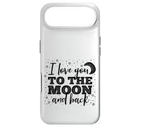 I Love You to the Moon and Back Weathered Font Case for iPhone Air