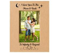 I Love You To The Moon & Back To Infinity & Beyond 6x4 Photo Frame Gift