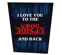I Love You to The Upside Down and Back Valentine's Day Card