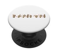 I love You Valentine's Day ASL Sign Language Hearts PopSockets Adhesive PopGrip