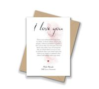 I love you without knowing Poem, A5 Greeting Card, Pablo Neruda, 100 Love Sonnets, Poetry, Inspirational, Anniversary Wedding Gift