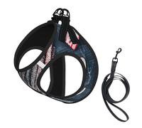 I Love You Words With Hearts Print Dog Harness,Pet Leash Vest,Adjustable And Reflective Vest,For Small To Medium Dogs