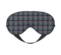 I Love You Words with Hearts Print Functionality Cozy Eye Mask Adjustable Strap Nap Night Travel Camping Yoga Relax