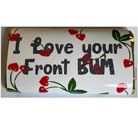 I love your front bum, themed, rude Novelty Chocolate Bar gift. For Birthdays, Christmas, Valentines, Easter, Mothers Day & Fathers Day (One Size, Dark Chocolate)