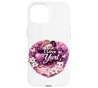 I Love Yuri | Kawaii GL Anime Aesthetic Design Case for iPhone 15