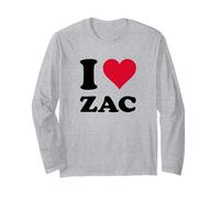 I Love Zac Long Sleeve T-Shirt