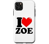 I love Zoe funny fist name design Case for iPhone 11 Pro Max